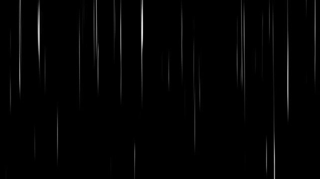 dynamic high speed white anime speed lines moving fast, Manga background, 4K comic book speed lines motion background. Seamless looping