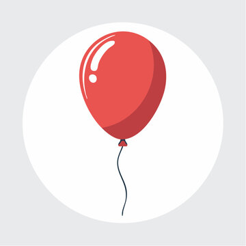Red Balloon Illustration