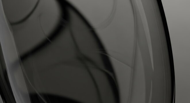 Close up of abstract metallic car body curves at dusk