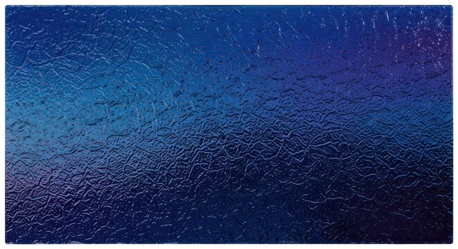 Blue textured surface with rippled pattern and depth