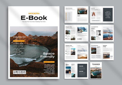 E Book Design Layout
