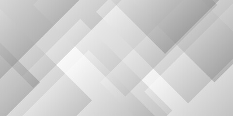 Obraz premium Geometric abstract square cover triangle white and gray gradient line background. vector presentation white transparent creative banner and template web design.