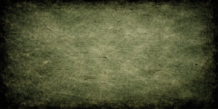 An old vintage grunge film strip background with a dark, textured brown paper wall pattern and a rough worn surface backdrop