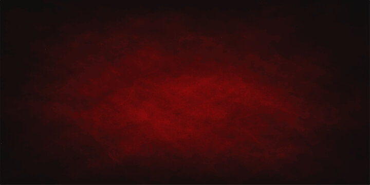 An abstract red grunge background with dark smoke and burning orange flames creating a hot inferno pattern across a black sky backdrop