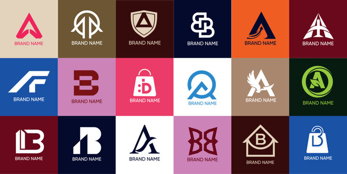 Abstract Corporate Logo Collection with Modern Lettermark Symbols
Creative Business Logo Set with Minimal Brand Identity Marks
Professional Geometric Logo Bundle for Company Branding