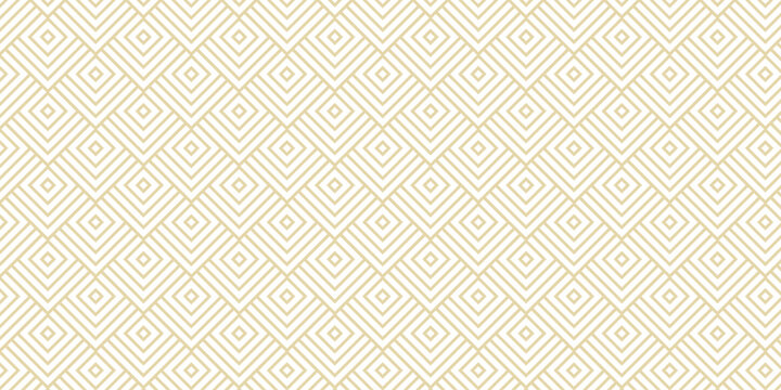 seamless pattern with square brown overlap swirl fabric vector overlapping ornament textile background.
