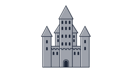 Medieval Castle Illustration © nanik