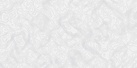 Elegant Topographic Map Texture Background Featuring Seamless Terrain Relief Contour Illustration White Minimal Surface Wave Design With Contemporary Geographic Outline Pattern © ALAMA