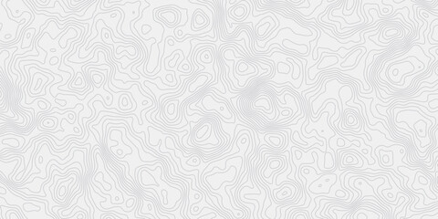 Contemporary Abstract Landform Elevation Texture Background With Smooth Contour Wave Pattern Seamless Relief Topography Illustration With Minimal White Geographic Surface Layers © ALAMA