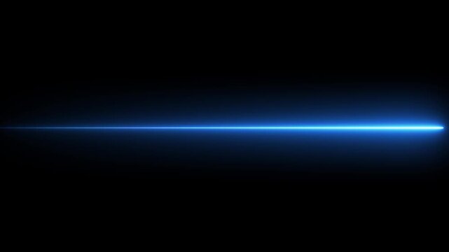 Straight neon lazer line color blue black background. glowing blue neon Straight neon lazer animation of horizontal line on alpha background.
Shiny Saber Animation Moving Left to Right in ultrawide.