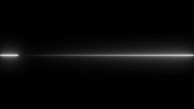 Straight neon lazer line color blue black background. glowing blue neon Straight neon lazer animation of horizontal line on alpha background.
Shiny Saber Animation Moving Left to Right in ultrawide.