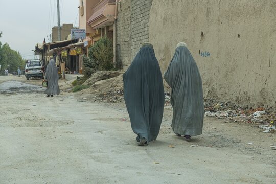 Women in a Burqa, Kandahar, Afghanistan