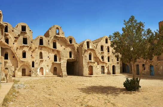 Berber Ksar of Ez Zahra, near Tataouine, north Sahara, Tunisia