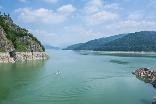 Lake Vidraru, Arges Valley, Romania
