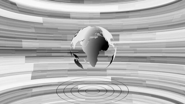 Digital technology futuristic internet network connection hologram news studio background, cyberspace abstract cyber information, Ai big data science, innovation future tech, line illustration