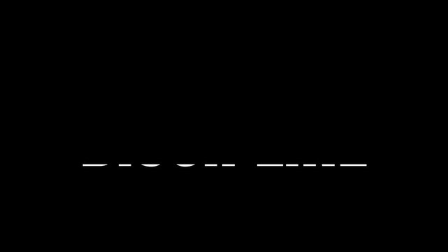 Typography Design with the Word 'Discipline' in Bold White Letters on Black Background