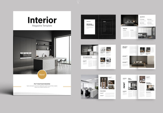 Interior Magazine Template