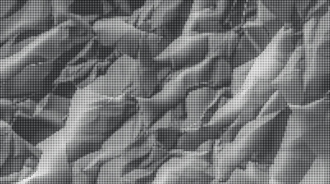 A detailed close-up view of cracked dry earth landscape