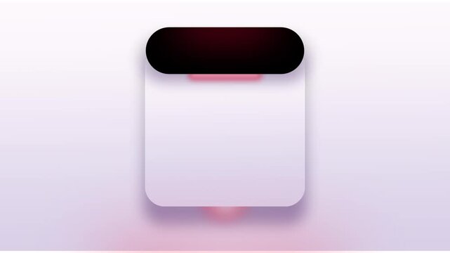 A sleek modern white smartphone mockup with a dark rounded notch display stands on a clean soft light surface