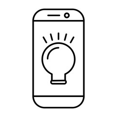 Smartphone linear icon © Babar
