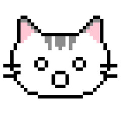 Fototapeta premium Cute Pixel Cat 