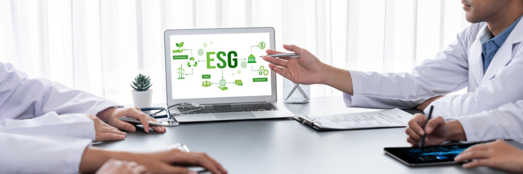 ESG environmental social governance policy for brisk business to set a standard to achieve high ESG score