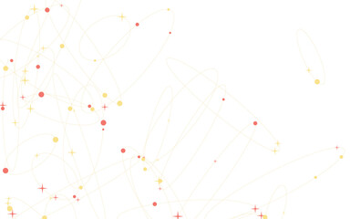 Abstract Whimsical Celestial Orbital Path Background © SuperSuplex