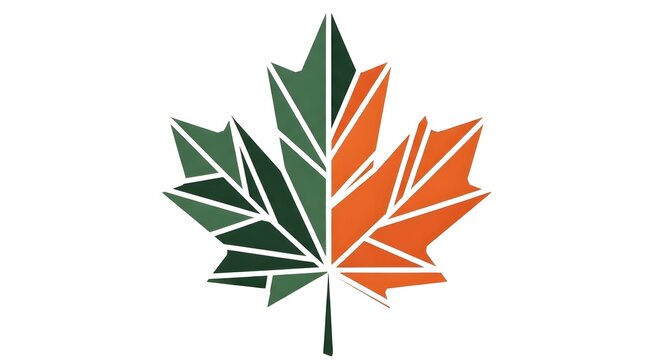 Independence day transparent maple leaf graphic for canadian celebrations designs