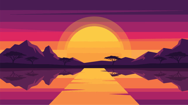 a cute sun background 