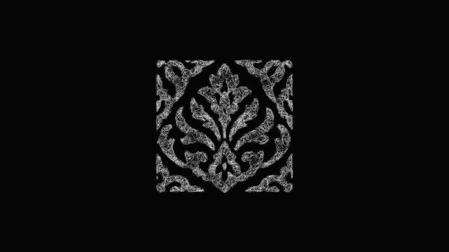 Sketch jacquard fabric icon animation - smooth progressive reveal