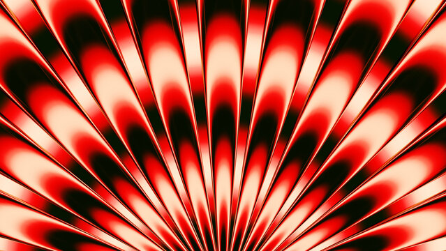 Abstract red black background, fantasy radial interesting pattern.