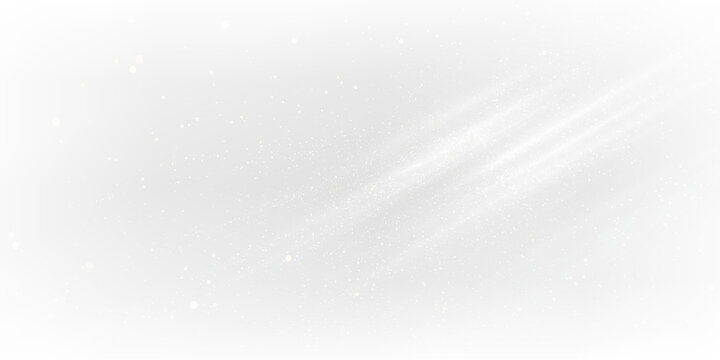 Silver dust rays with radiant spotlight beam effect PNG