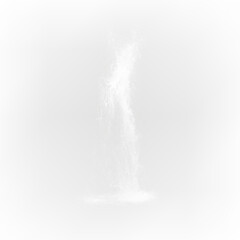Transparent waterfall overlay with realistic water movement PNG © Татьяна Куриленко