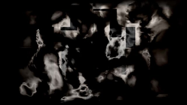 抽象的　水墨屏風画　モーショングラフィックス　バックグラウンド