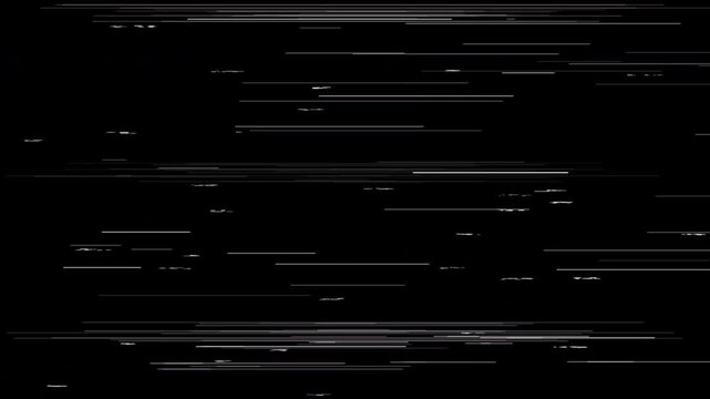 Black Distressed Grunge Texture with White Grainy Marks, VHS Glitch Effect, Vintage Film Noise, Dark Cinematic Background, Old Film Grain Overlay, Noisy Animation 4k video