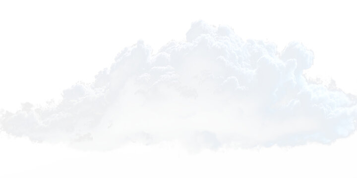 Dreamy blue cloudscape with soft floating cloud overlay PNG