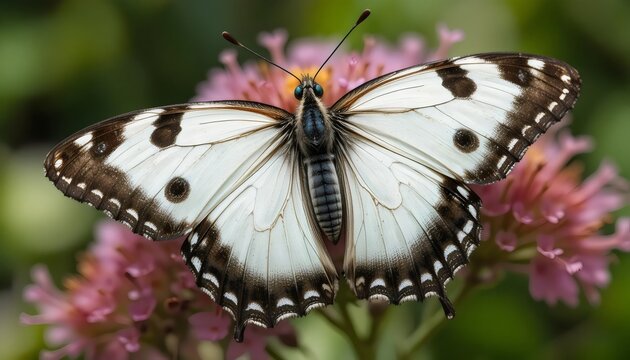 White Admiral Limenitis Camilla Lower View in Switzerland Elegant Butterfly Underwing Macro Wildlife Nature Photography Scene