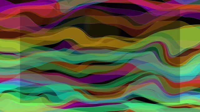 Iridescent Liquid Metal Abstract Wave Background