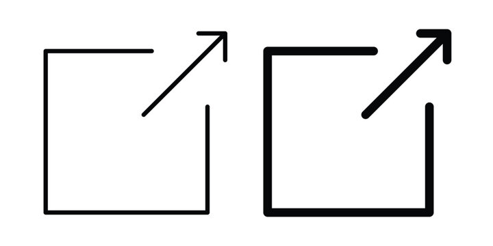 Window Maximize icon on white background, simple icons.