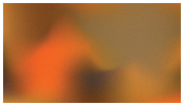 Abstract warm orange grainy gradient background, soft liquid wavy shape texture with film grain noise effect, minimalistic elegant dark amber backdrop