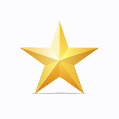 Obraz premium Golden Star Icon