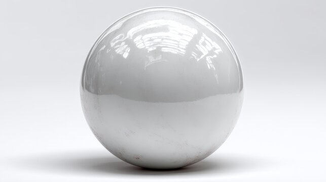 Modern LED light bulb with spherical design and frosted diffuser on white background. Energy-saving lighting, smart home tech, and contemporary interior illumination concept.