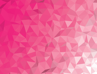 Fototapeta premium Pink geometric triangle mosaic abstract background
