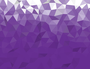Obraz premium Purple geometric pattern with triangles and gradient effect