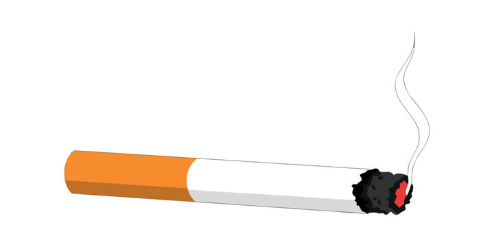 cigarette vector Lit Cigarette
