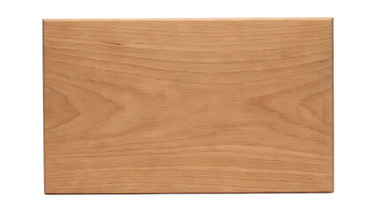 Naklejka premium Square light wood plank isolated on transparent background