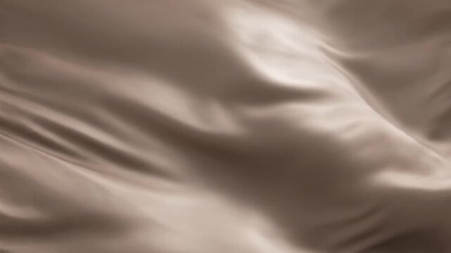 Soft Silky Fabric in Warm Bed Setting Sleepingbody Moving