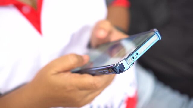 People using Mobile phones online shoping posts social media chatting to friends on application