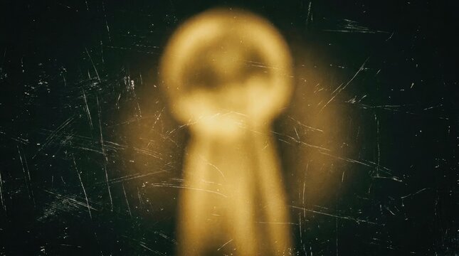 World day against trafficking in persons golden keyhole symbolizing hidden victims and exploitation