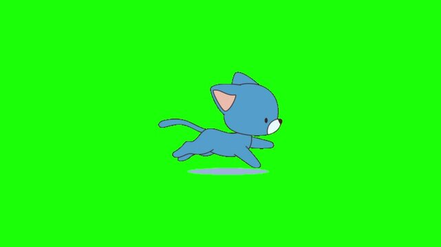 Green screen Sticker animation motion graphic with chroma key clip template 4k Background. Easy removed green screen. High resolution. Ultra High Definition, 4k video.